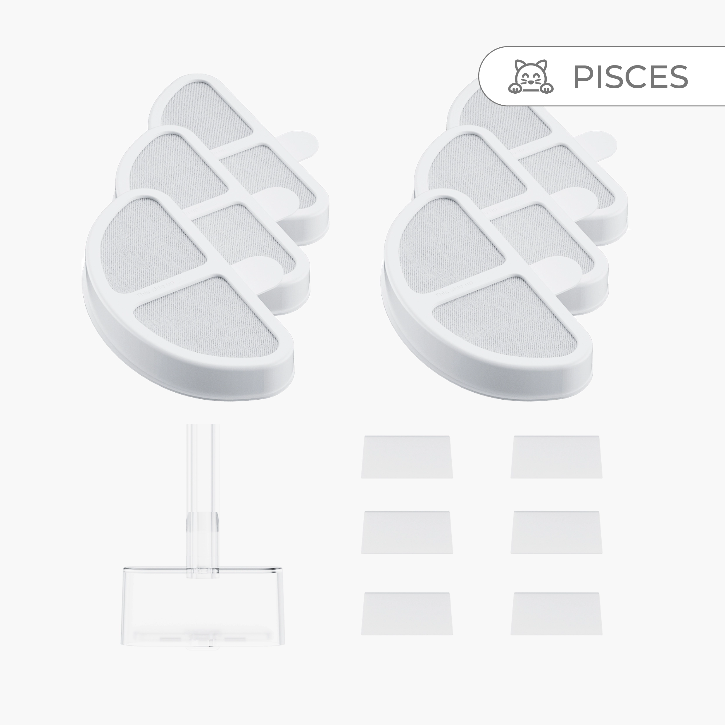6er Filter-Set für Pisces Series Kabelloser Haustier-Trinkbrunnen